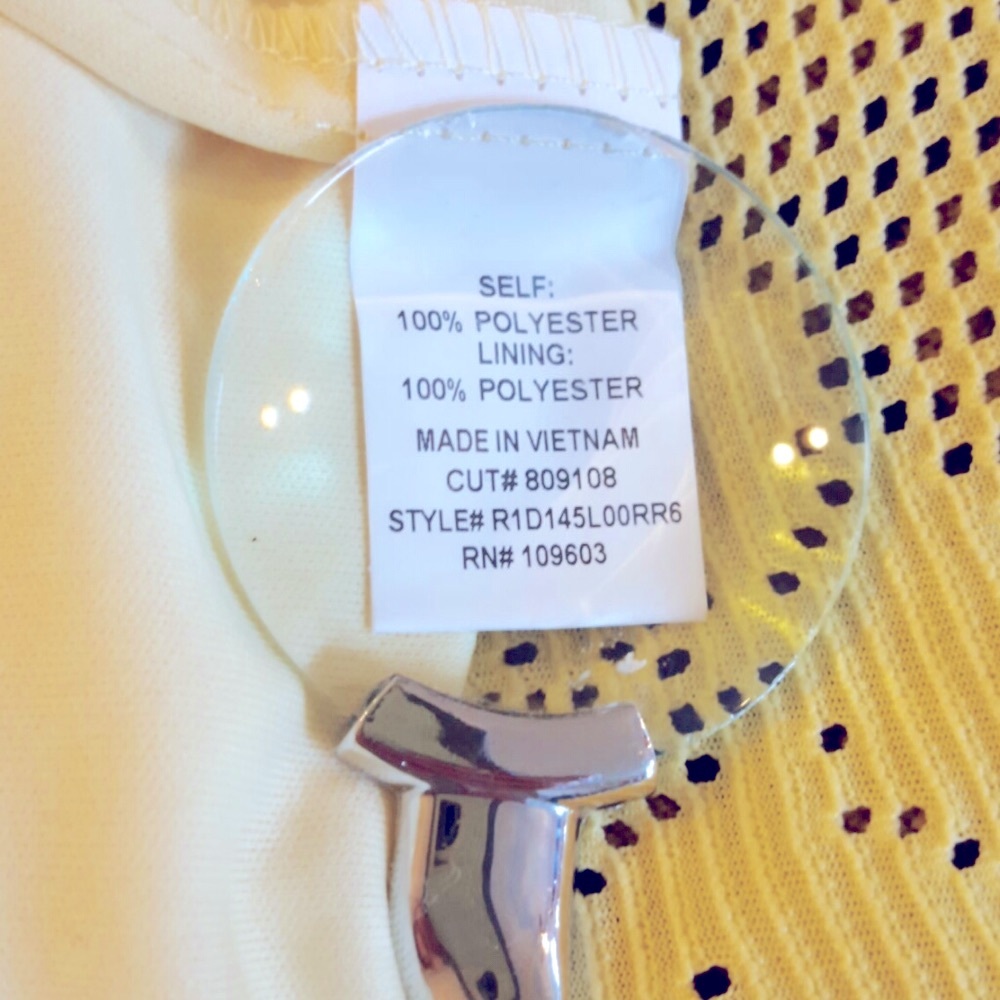 Rabbit Rabbit Rabbit DESIGNS Yellow Dress Size 10 - Picture 15 of 15